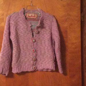 Pink tweed sweater